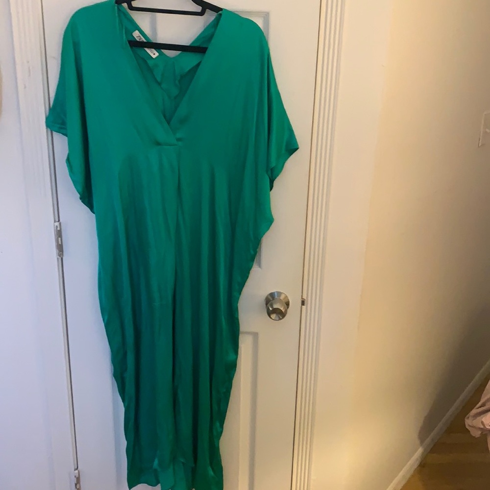 Zara silk midi dress